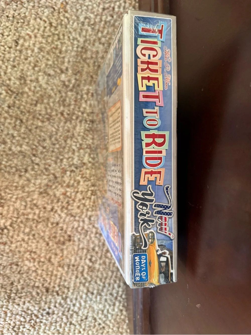 Ticket to Ride: New York Board Game - Yellow/Blue Edition by Days of Wonder